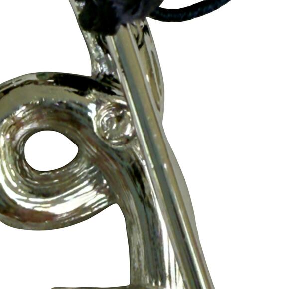 Swarovski Crystal Swirl Ribbon Bar Curly Brooch Pin Signed NWT Silver Tone 2" - Picture 5 of 8